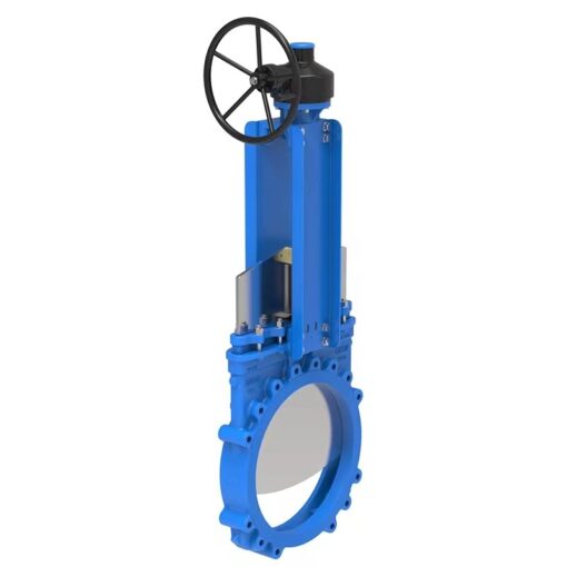 Manual gear knife gate valve