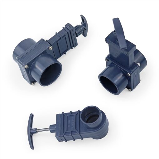 UPVC Knife Gate Valve DN32 DN40 DN50 DN65 DN80 DN100 Plastic Water Sewage Drain Valve 1