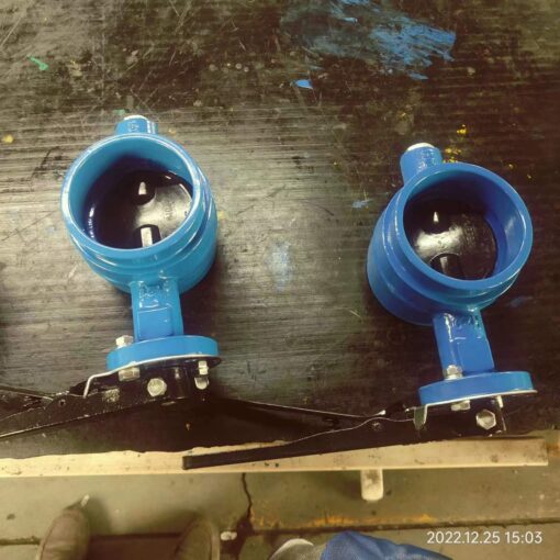 grooved butterfly valve 23